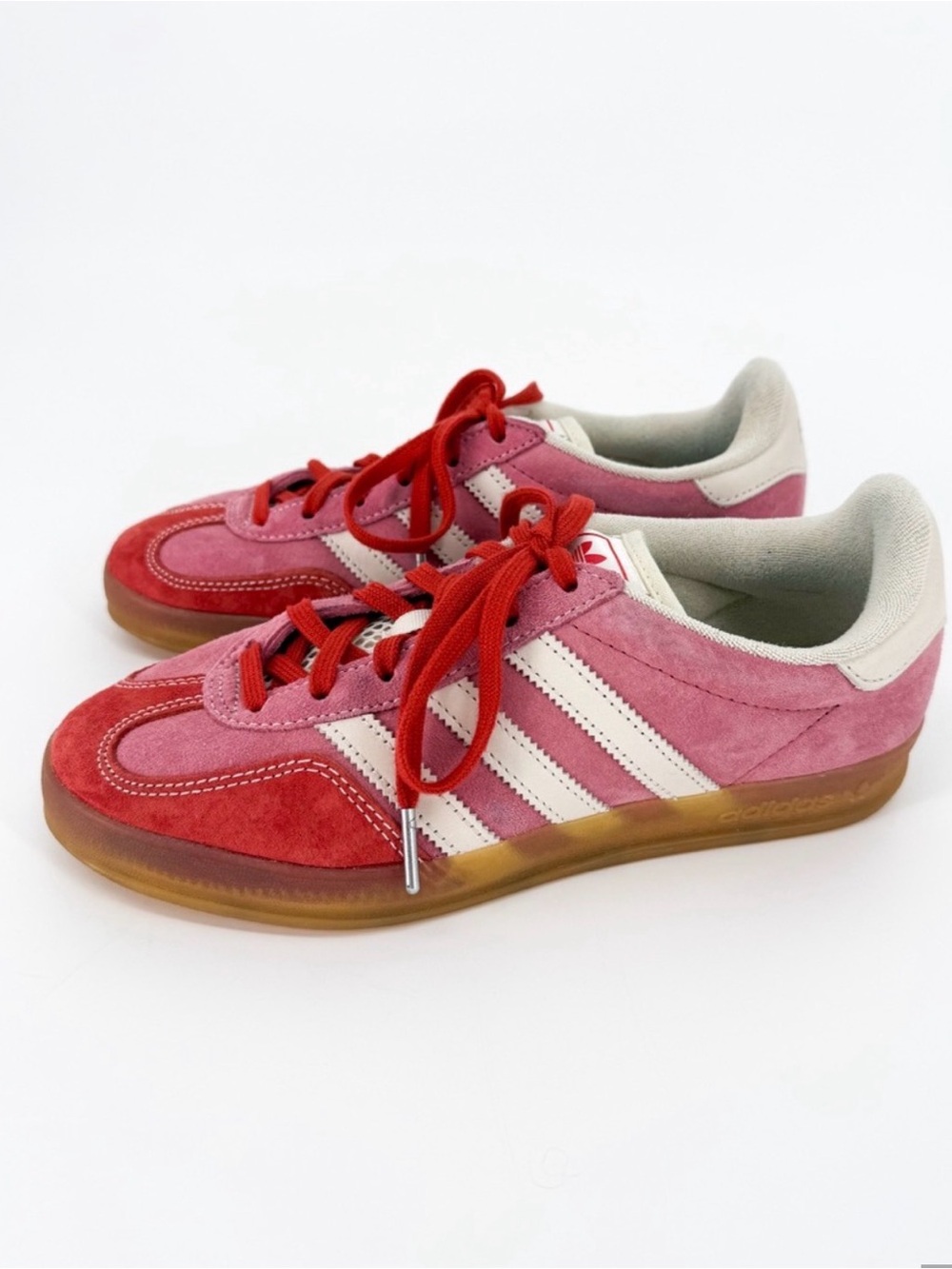 Adidas x END Gazelle Indoor Low Top Sneakers Laundromat Pink Women’s 8.5